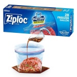 지퍼락 Ziploc 음식 보관 프리저 백 28개