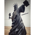 횃불 던지는 자유의 여신상 현대미술 장식품 모형