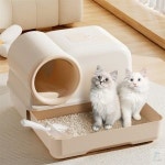 서랍형 냄새방지 고양이 화장실01 캣 대형 스마트 밀폐형 서랍식고양이화장실