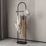 옷걸이 철제 스탠드 북유럽 아치형 모던 행거 심플 화이트거치대 화이트대리석