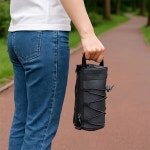 2 5L 자전거 핸들바 백 방수 액세서리 지퍼 어깨끈이 달린 프레임 전면 파우치