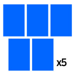 디와이엔텍 디와이엔텍 디와이 칼라 고무자석 5개