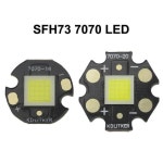 16x 코어 3V 40A 1000 루멘 SMD 7070 LED 손전등 DIY 구슬 고전력 SFH73 6500K 3000K