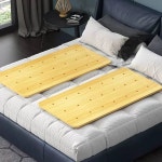 딱딱한 침대패드 허리보호 하드 소파 100x50 나무매트 접이식 나무판 단단한