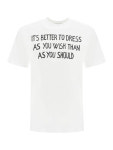 모스키노 MOSCHINO t shirt with lettering print J0716 0241