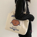 히든 포켓 실용적인 큐티 숄더백 1개 에코백 퍼피 백