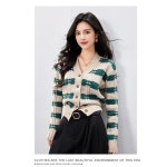 JQS 여성 브이넥 스웨터 니트티 G0256 66