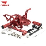 호환 CNC 알루미늄 합금 바이크 발받침 후방 풋 페그 페달 호환 YZF R3 MT03 14 22 R25 14 18 MT25
