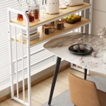 식탁 옆 수납 정리대 틈새 주방 사이드 선반 폭좁은 2단