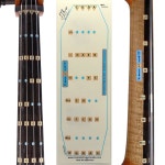 첼로를 위한 환상적인 핑거 가이드 - 현악기를 음악 액세서리 모든 음을 배우기 핑거보드 프렛보드 스티커 첼로 연주 배우기 4 4 사이즈 1 2