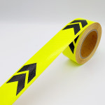 리플렉스 리플렉스 프리즘 고휘도 방향지시 반사테이프 갈매기 화살표 안전표시 50 x 10M 01 A타입 10 황색 x 10M 1개