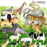 브레인숲 동물가축 헝겊인형 20종