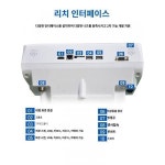 안형전자저울 스마트 터치스크린 접착제 인쇄 감열 라벨 바코드 공업삼색경보검중대칭