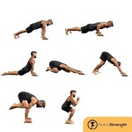 나마 스트렝스 코크 요가 웨지 블록 - 미끄럼 방지 손목 지지대 2개 세트