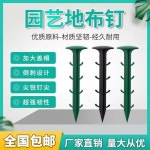 농업용 플라스틱 못 방초지 텐트핀 부직포 말뚝 고정 100개 블랙스톤11CM 100개