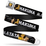 Buckle-Down 안전벨트 - 라이온 킹 심바 날라 하쿠나 마타타 너비 2 1 길이 50 8-91 20-36 127651