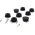 JJHXSM 8개 당구봉 꼬리 보호 슬리브 27x13mm 내구성 고무 당구 풀 큐 하단 커버 케이스