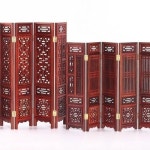 파티션 전통 스크린 조각 접이식 단단한 가림막 장식품 원목 침실 공예 가벽 나무