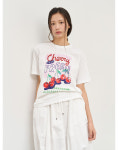 제너럴아이디어 WOMAN 후르츠 루즈핏 반팔티 CHERRY