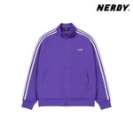 널디 널디 엠브로이더리 로고 NY 트랙 탑 FM1PNES24TR0117-PURPLE