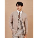 머슬 신사 메리노코 기계세탁 순모사 2024 겨울 남성 니트 카디건 스웨터 코트