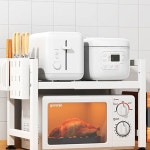 인트홈 전자레인지 선반 렌지대 2단 수납