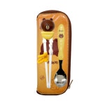 라인프렌즈 교정용 수저 젓가락 케이스 세트