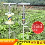 롤러 꼬임 감는 말뚝 줄 돌림판 권취기 농업용 기계 1 아연도금관대 1대 창고정리대