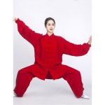 연습복 우슈 훈련복 무술복 택견 도복 태극권 유니폼 흰색