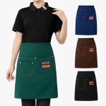 큰손할인 허리앞치마 카페 유니폼 바리스타 에이프런 방수 무지 베이직 심플 하프앞치마 작업용