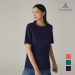 올리비아로렌 턴업 소매 티셔츠 VVCASXM4441