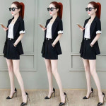 지고다그 여성 여름 투피스 반바지 세트 자켓 블라우스 슬림핏 세미정장 오피스룩 SX68675