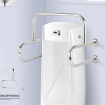 아카시아리빙 남자화장실 장애우 노약자 소변기 손잡이 환자 요양원