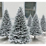 아웃팅 크리스마스트리 무장식 직판 쉐비 스노우트리 대형 1 PE 데스크 크리스마스 트리 원목
