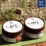 감천골 수제 양념 콩잎 장아찌 반찬 400g