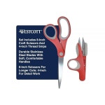 Westcott 55876 가위 세트 20 8 공예 가위와 4길이 실 가위 2개 팩 8-inch