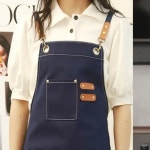 남여공용 캔버스 앞치마 공방 카페 미술 주방 김장 바리스타