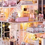 DIY 미니어처하우스 만들기 책꽂이 미니하우스 사용가능