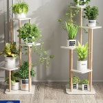 거실화분정리대 원목 인테리어 A 선반 다이 받침대 5단 계단식 베란다 화분 진열대 1 반도 1호 흰 4층