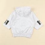 지프 아이코닉 루즈핏 반팔 후드티 KN2THU051