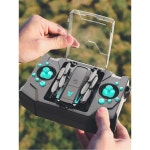 초보용 미니 초미니 다기능 초미니드론 6K HD배터리1개 높이블랙 단전지