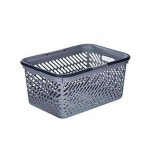 플라스틱 장바구니 세탁바구니 대형 27L 1개 GR NV