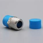 AW 304 316 스테인레스 스틸 육각 니플 파이프 피팅 커넥터 커플 수나사 NPT