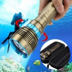 수중200M 14000루멘 L2 7LED 잠수랜턴 본품