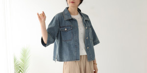 웬디즈갤러리 아드네 데님 7부 자켓 RJK101