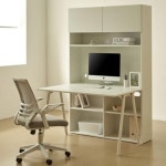 장인가구 퓨어 책상세트 5단 1200x700mm