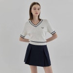 아틀리에나인 클래시 자수 테니스 미니 스커트 SK-4782