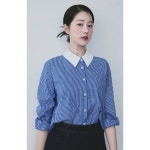 케네스레이디 케네스레이디 E017 체크 크롭 셔츠 장다아 77 다크블루 EWBLPC0500 118089