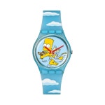 스와치 THE SIMPSONS ANGEL BART 우레탄시계 so28z115