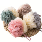 안풀리는 소형 투톤 샤워 볼 부드러운 목욕